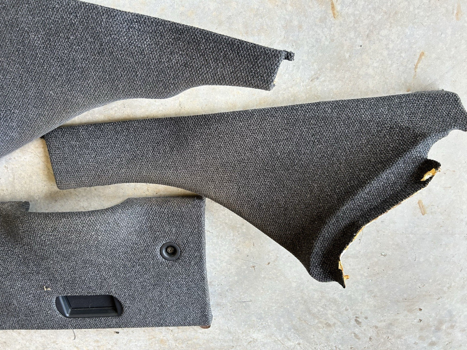 90-96 Nissan 300zx Z32 OEM DASH KIT Knee Panel Corners, Caps Trim Tweed SET