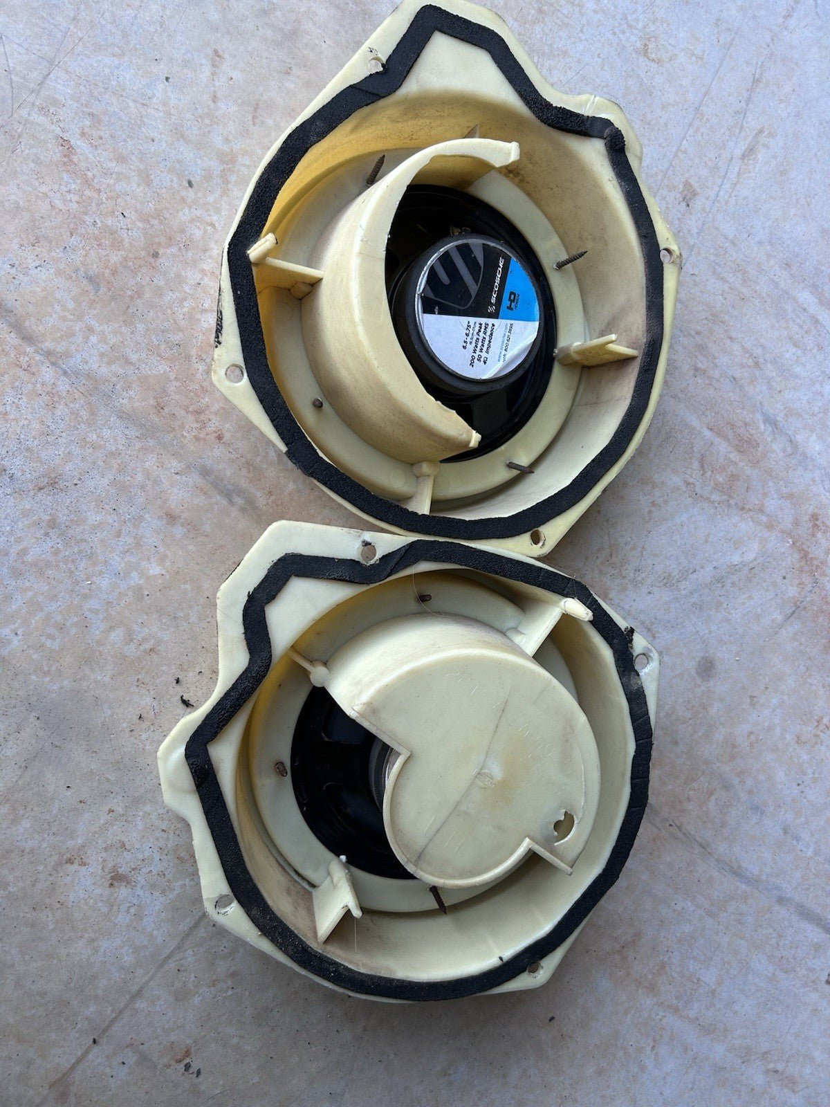 Oem Nissan 240sx S14 95-98 Left & Right Door Speaker Mount Pods Mounting