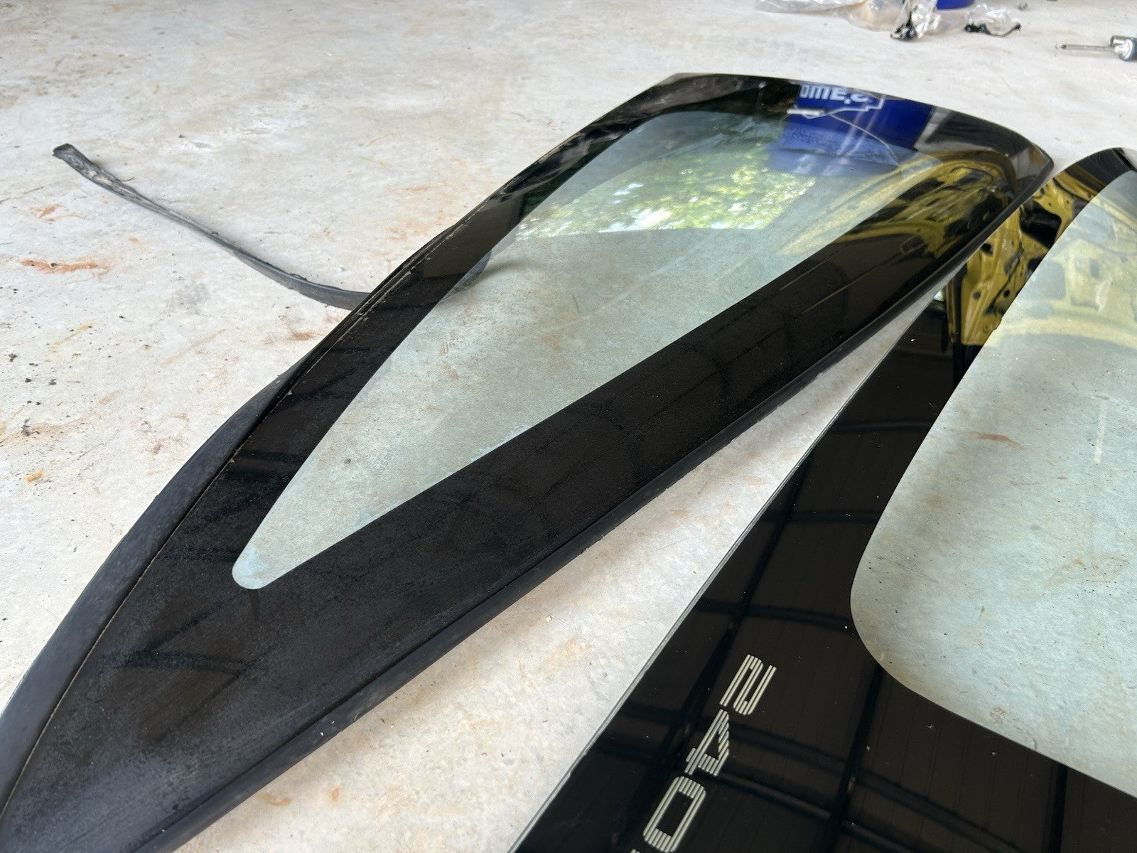 89-93 Nissan 240sx S13 FTBK Driver Left & Pass Right Rear Quarter Windows Glass