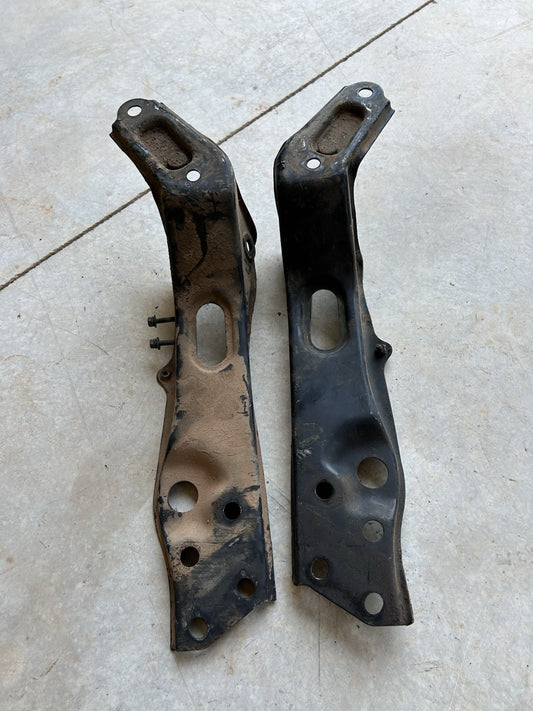 95-98 Nissan 240sx S14 OEM Front Tension Rod Mount Brackets PAIR Left & Right
