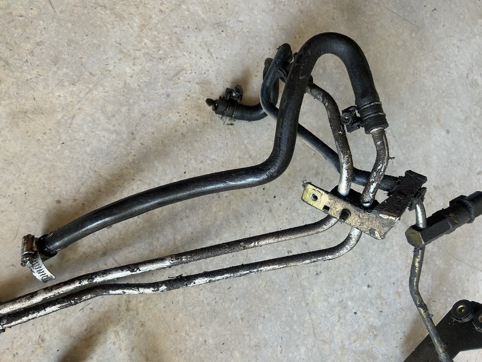 1995-1996 Nissan 240SX S14 Power Steering High Pressure Hard Line Hose OEM