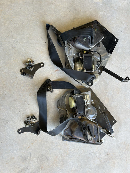 89-93 Nissan 240sx S13 Front Pair Left And Right Shoulder Seat Belts CONVERTIBLE