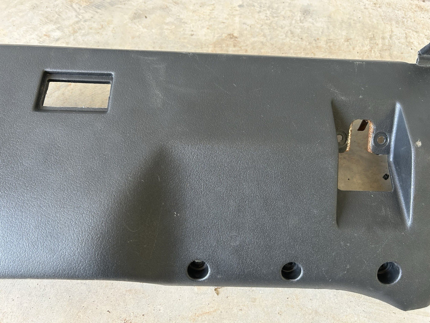 1989-1994 Nissan 240SX S13 Under Steering Column Trim Knee Panel Black OEM