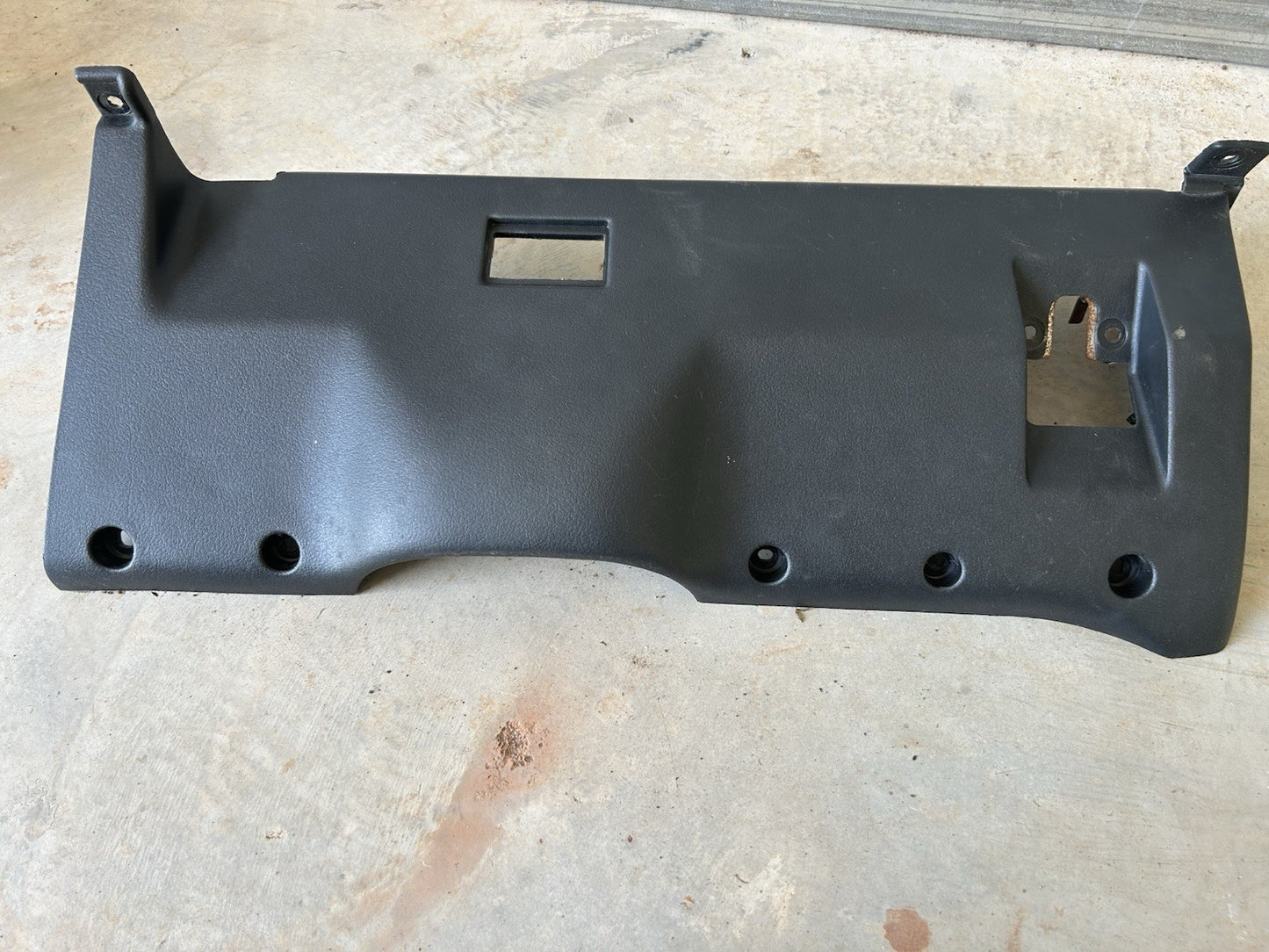 1989-1994 Nissan 240SX S13 Under Steering Column Trim Knee Panel Black OEM