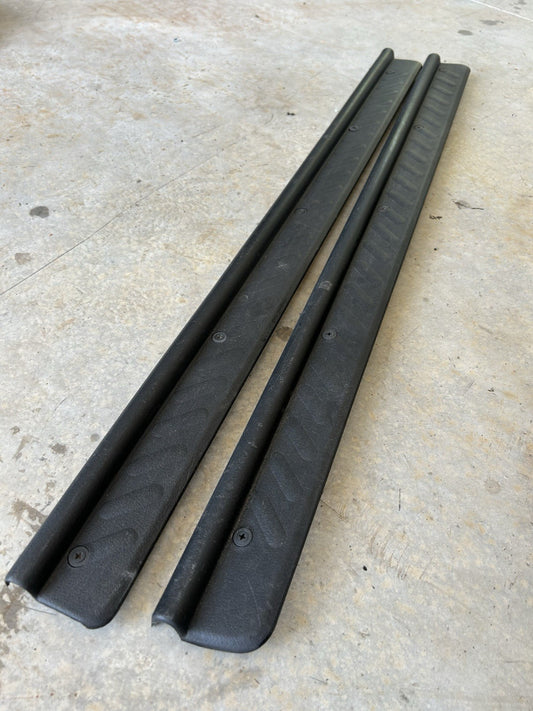 1989-1993 Nissan 240sx S13 Passenger RH LH Door Sill Scuff Plates Trim W/ Clips