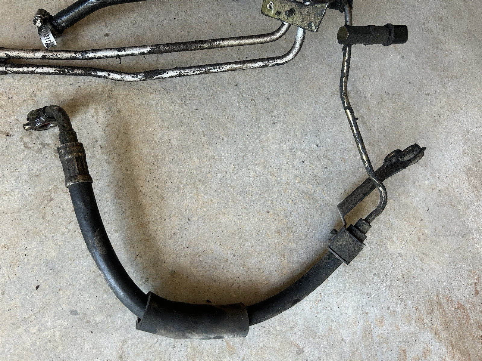 1995-1996 Nissan 240SX S14 Power Steering High Pressure Hard Line Hose OEM