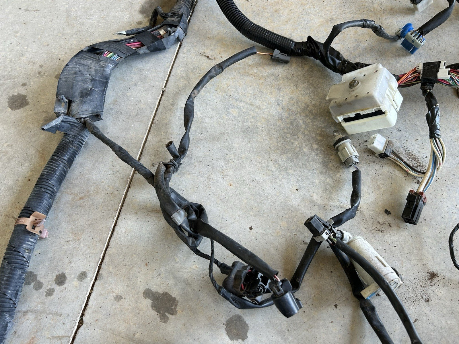 95-96 Zenki Nissan 240SX S14 OEM Engine Bay Front Chassis Wire Harness Fuse M/T