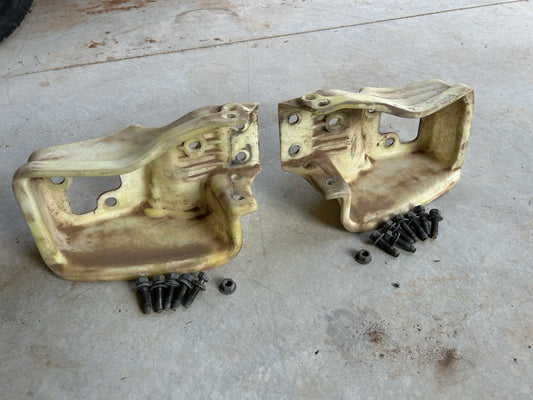 90-96 Nissan 300zx Z32 OEM Front Fog Light Mount Bucket Brackets PAIR L/R W/BOLT