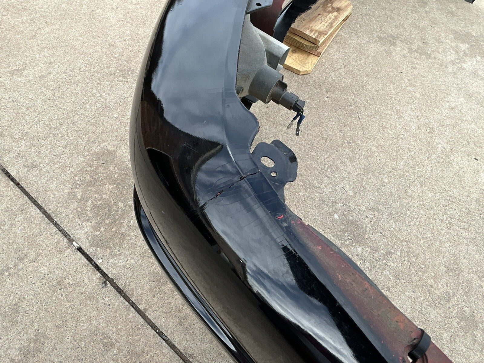 1995-1998 Nissan 240SX S14 OEM Front KOUKI Bumper w/ LIP W/ Lights USDM