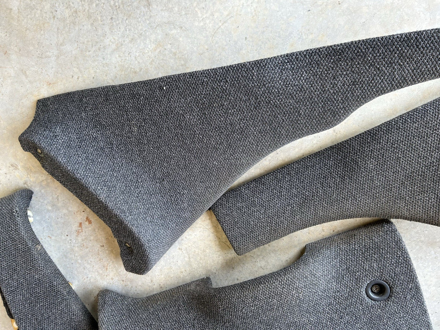 90-96 Nissan 300zx Z32 OEM DASH KIT Knee Panel Corners, Caps Trim Tweed SET