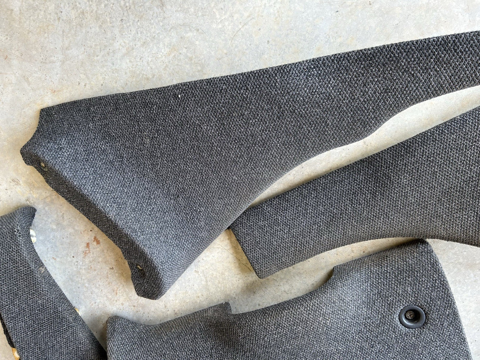 90-96 Nissan 300zx Z32 OEM DASH KIT Knee Panel Corners, Caps Trim Tweed SET