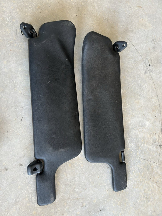 90-96 Nissan 300zx Z32 Sun Visor Set Black Sun Shades Left Right OEM Visors