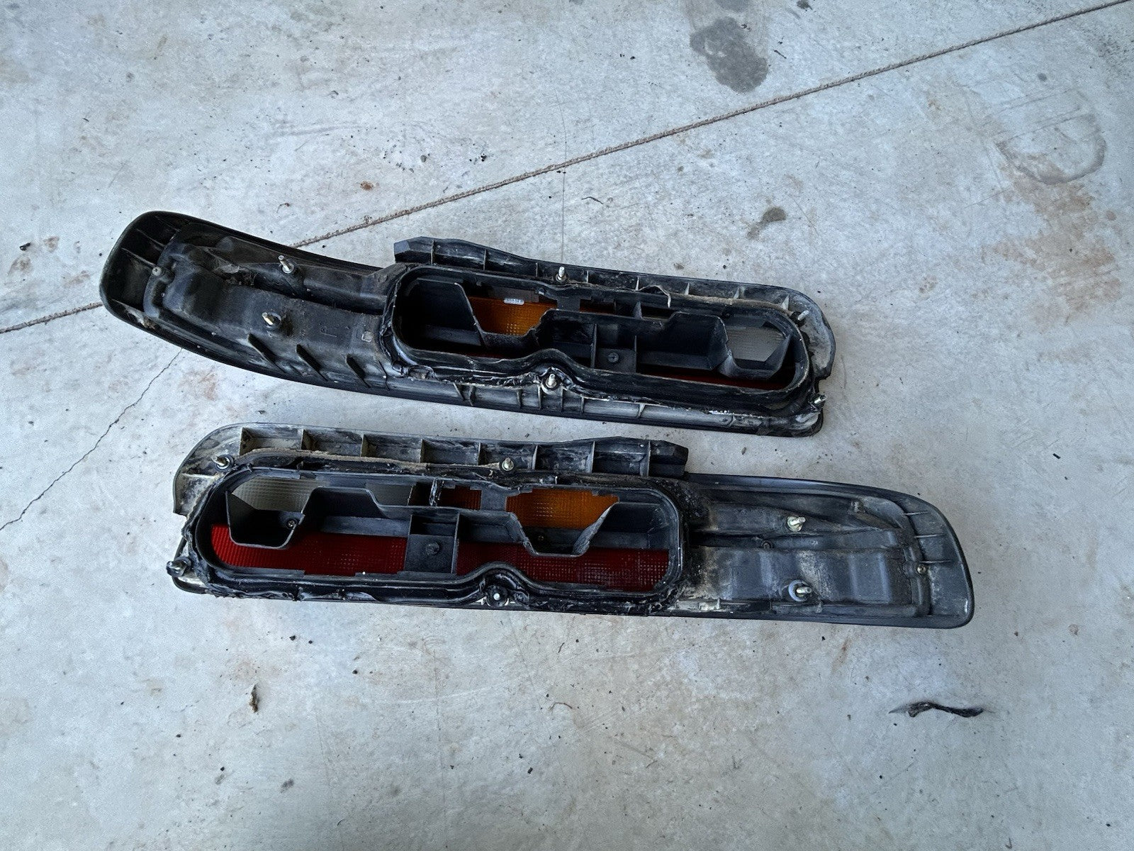 89-94 Nissan 240sx S13 Coupe Tail Light Set Passenger And Driver Side.