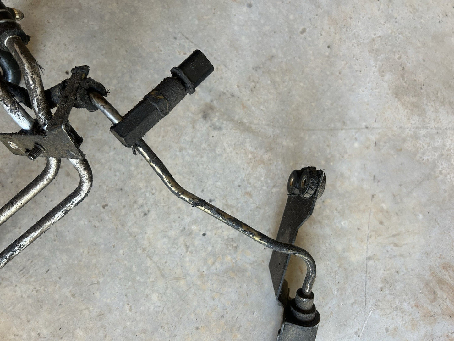 1995-1996 Nissan 240SX S14 Power Steering High Pressure Hard Line Hose OEM