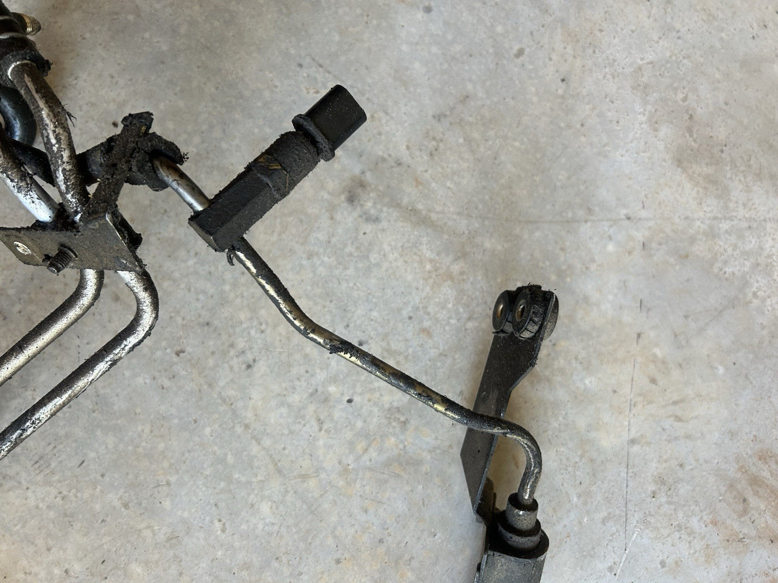 1995-1996 Nissan 240SX S14 Power Steering High Pressure Hard Line Hose OEM