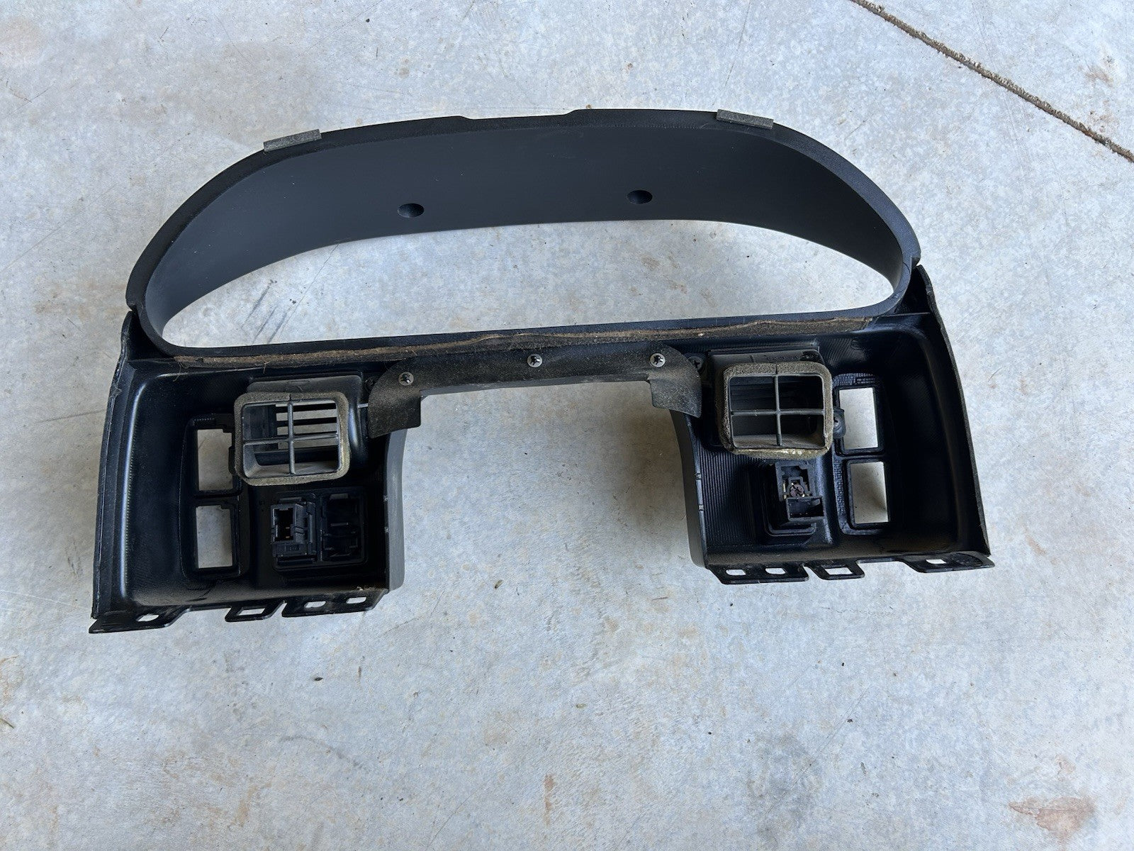 1989-1994 Nissan 240sx S13 OEM Instrument Gauge Cluster Dash Trim Bezel Surround