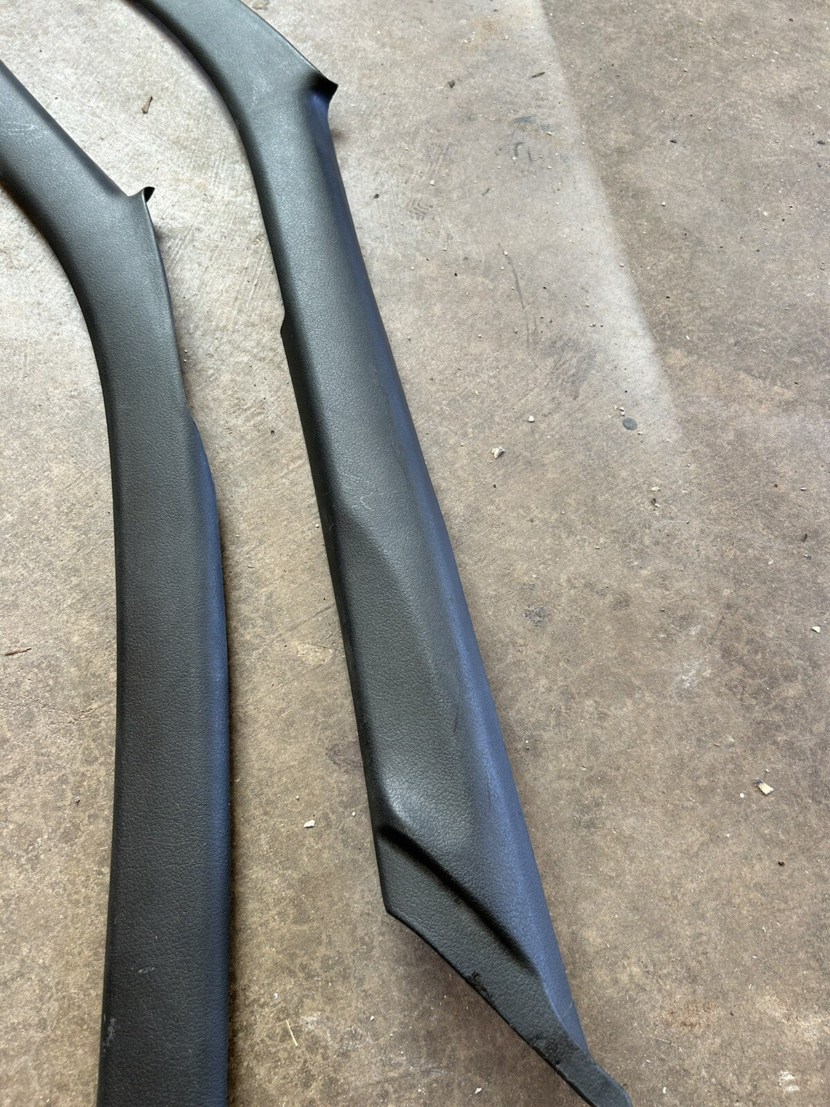 89-93 Nissan 240sx S13 OEM Black Interior RH & LH Passenger Side A Pillar Trims