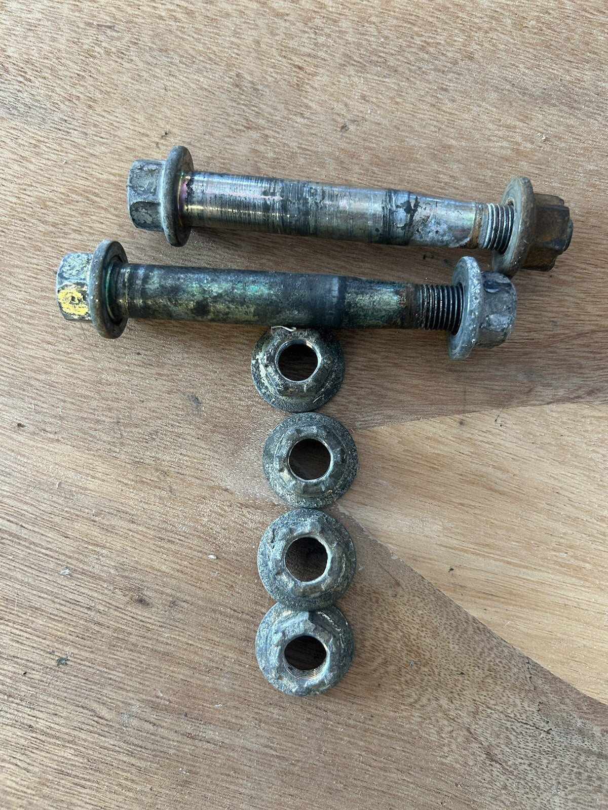 89-98 Nissan S14 S13 240sx Front Tension Rod Hardware Nut & Bolt SET LH & RH