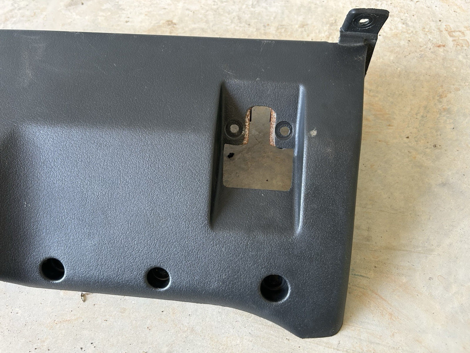1989-1994 Nissan 240SX S13 Under Steering Column Trim Knee Panel Black OEM