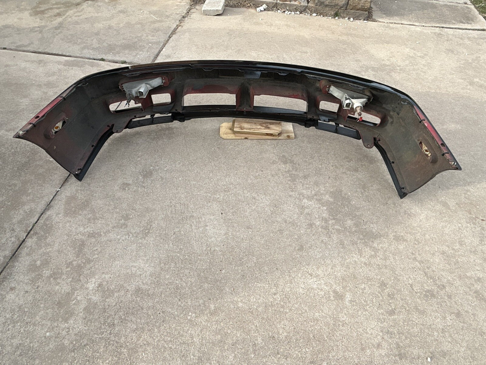 1995-1998 Nissan 240SX S14 OEM Front KOUKI Bumper w/ LIP W/ Lights USDM