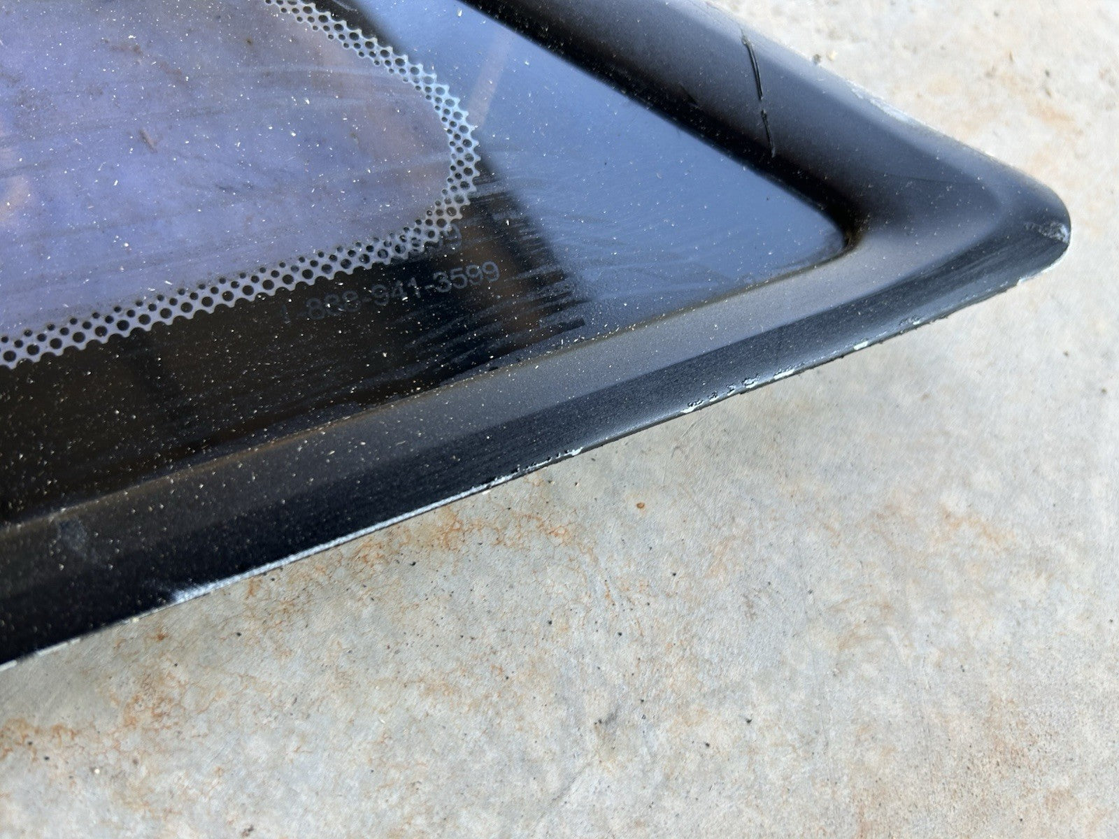 89-93 Nissan 240sx S13 Coupe OEM Rear LH LEFT Driver Quarter Window Glass - Good
