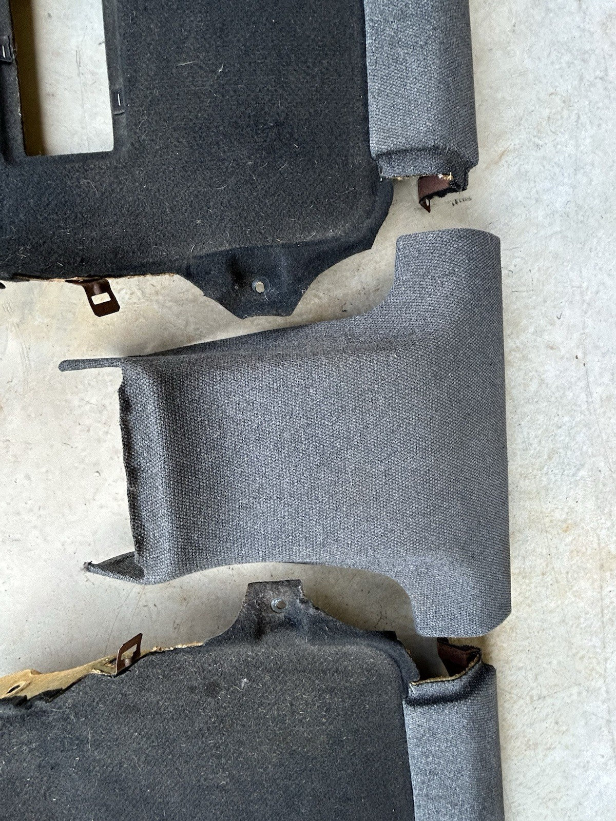 90-96 Nissan 300ZX Z32 Gray Tweed 2+0 Interior Trim Right Rear Seat Panel RH