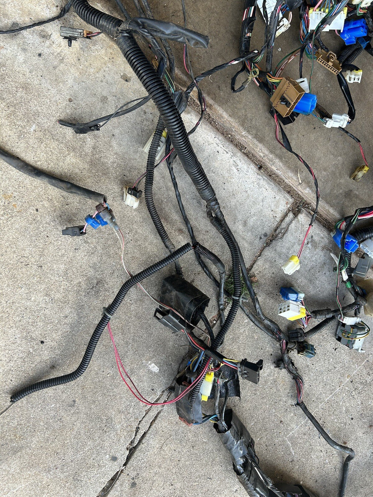 91-94 Nissan 240sx S13 VERT OEM Main Body Chassis Wiring Harness Convertible 