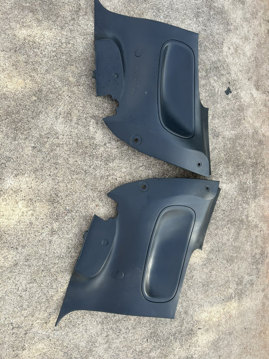 1989-1994 Nissan 240sx S13 Hatchback Rear Seat Side Panels Interior 180sx OEM