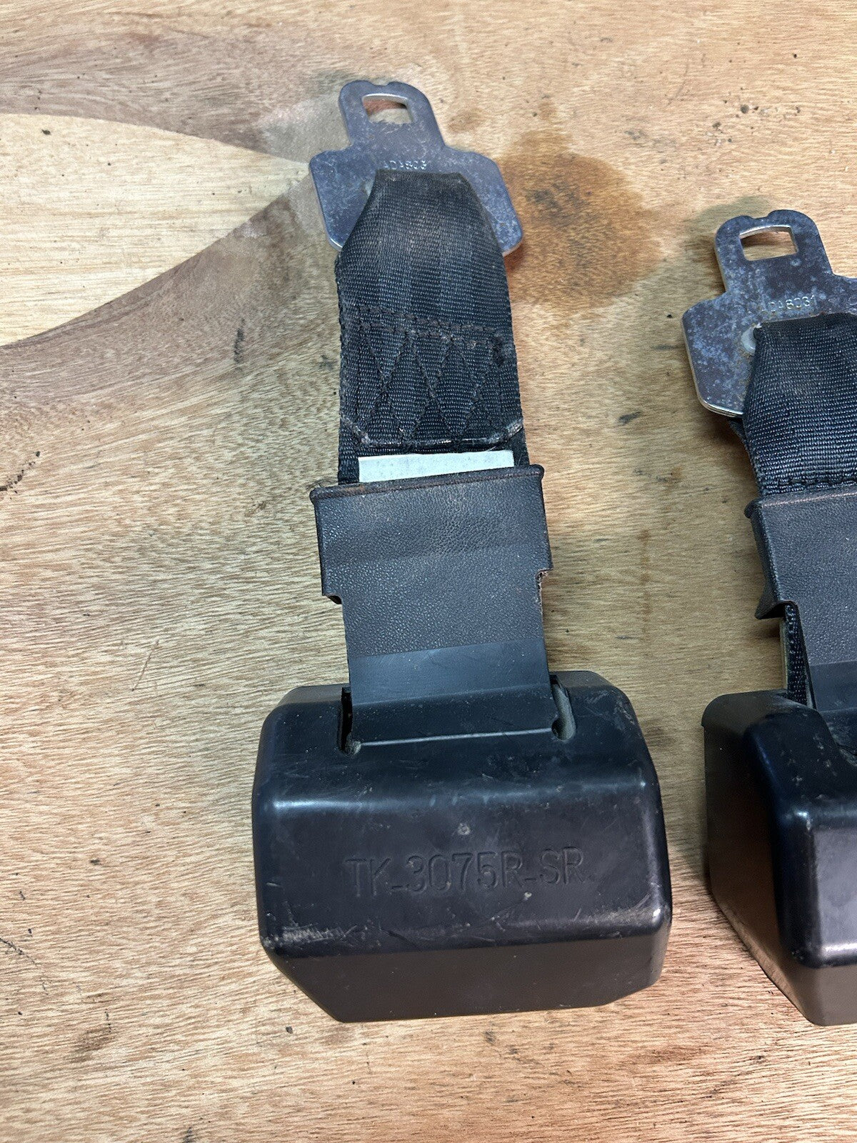 89-94 Nissan 240sx S13  Rear Shoulder Seat Belt Retractor OEM Seatbelt Set HATCH