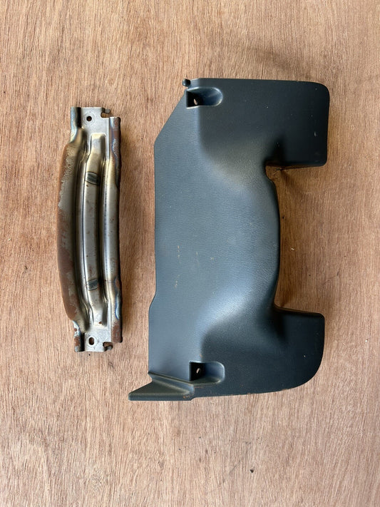 95-98 Nissan 240sx S14 OEM LH Left Driver Side Dash Lower Knee Trim Panel - BLUE