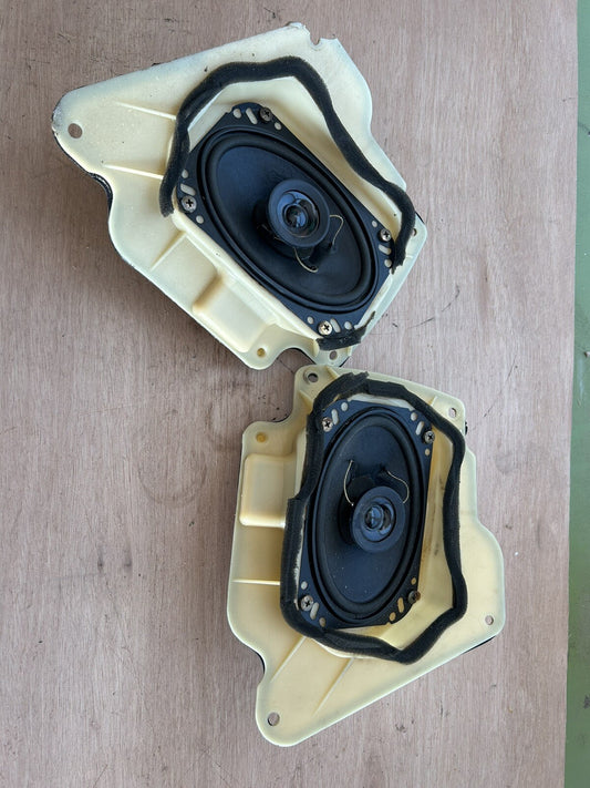 89-94 Nissan 240sx LH & RH Side Door Speaker Pod S13 Mount Bracket SET
