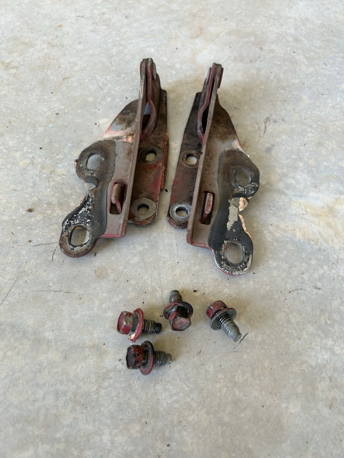 1989-1994 Nissan 240sx S13 OEM Hood Hinges PAIR Silvia 180SX Coupe Hatch