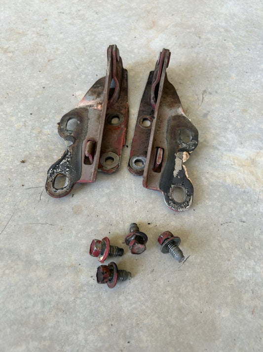 1989-1994 Nissan 240sx S13 OEM Hood Hinges PAIR Silvia 180SX Coupe Hatch