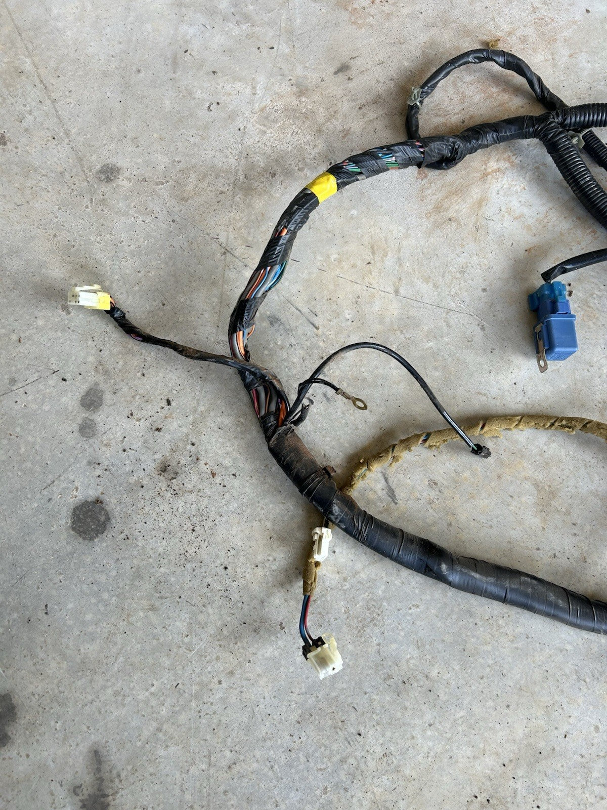 1990 NISSAN Z32 300ZX 2+0 COUPE A/T UNDER DASH WIRE WIRING HARNESS OEM