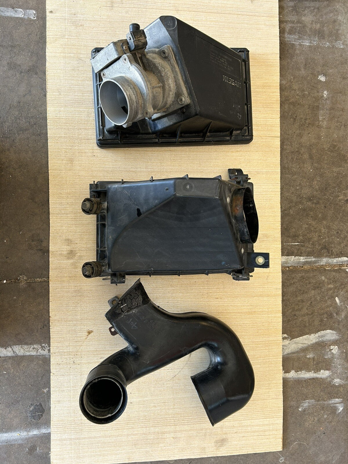89-94 OEM S13 Nissan 240sx Ka24de Air Box Intake Filter Housing W/ MAF