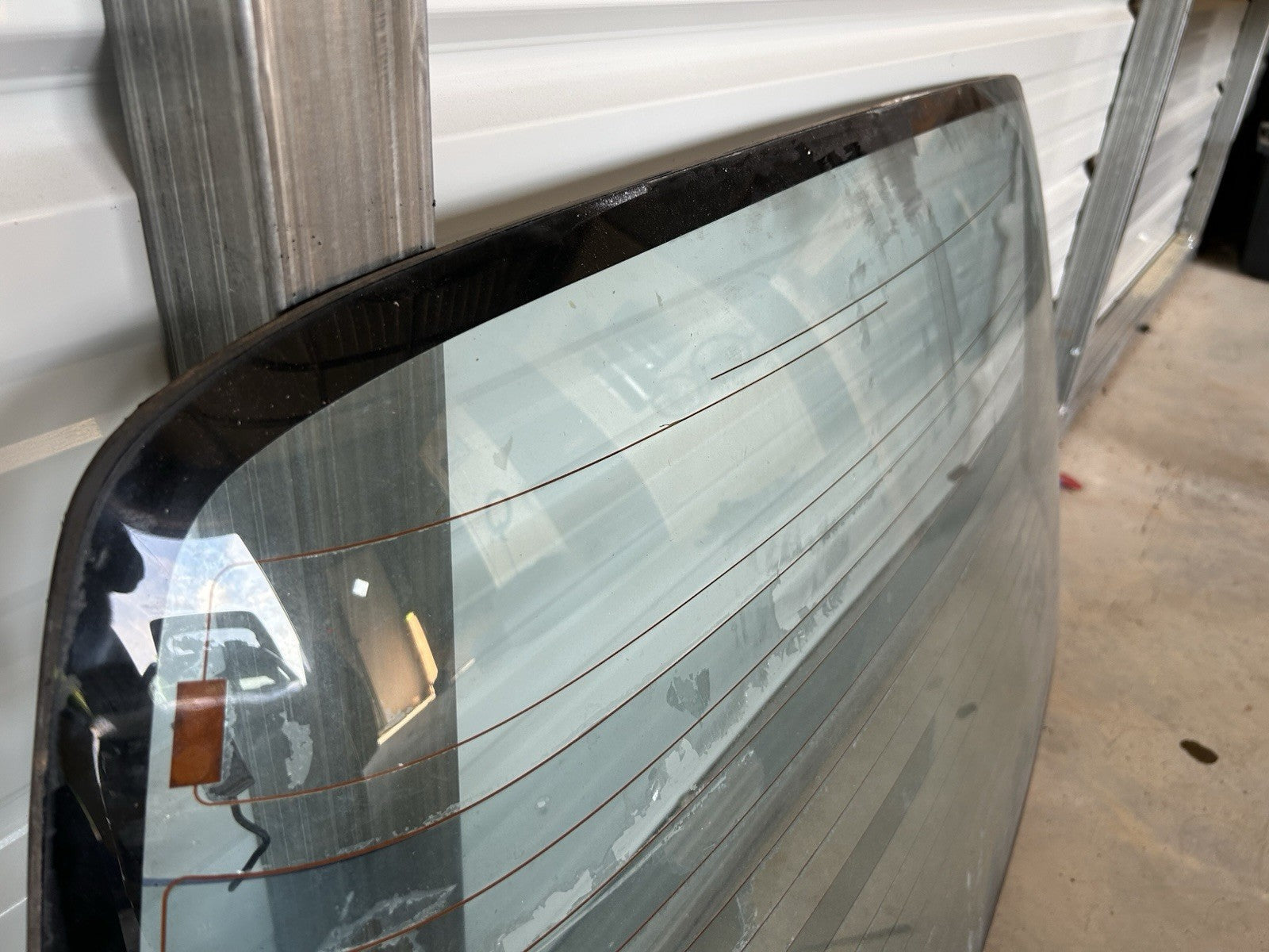 89-93 Nissan 240sx S13 Coupe Rear Windshield Glass OEM Defrost Silvia
