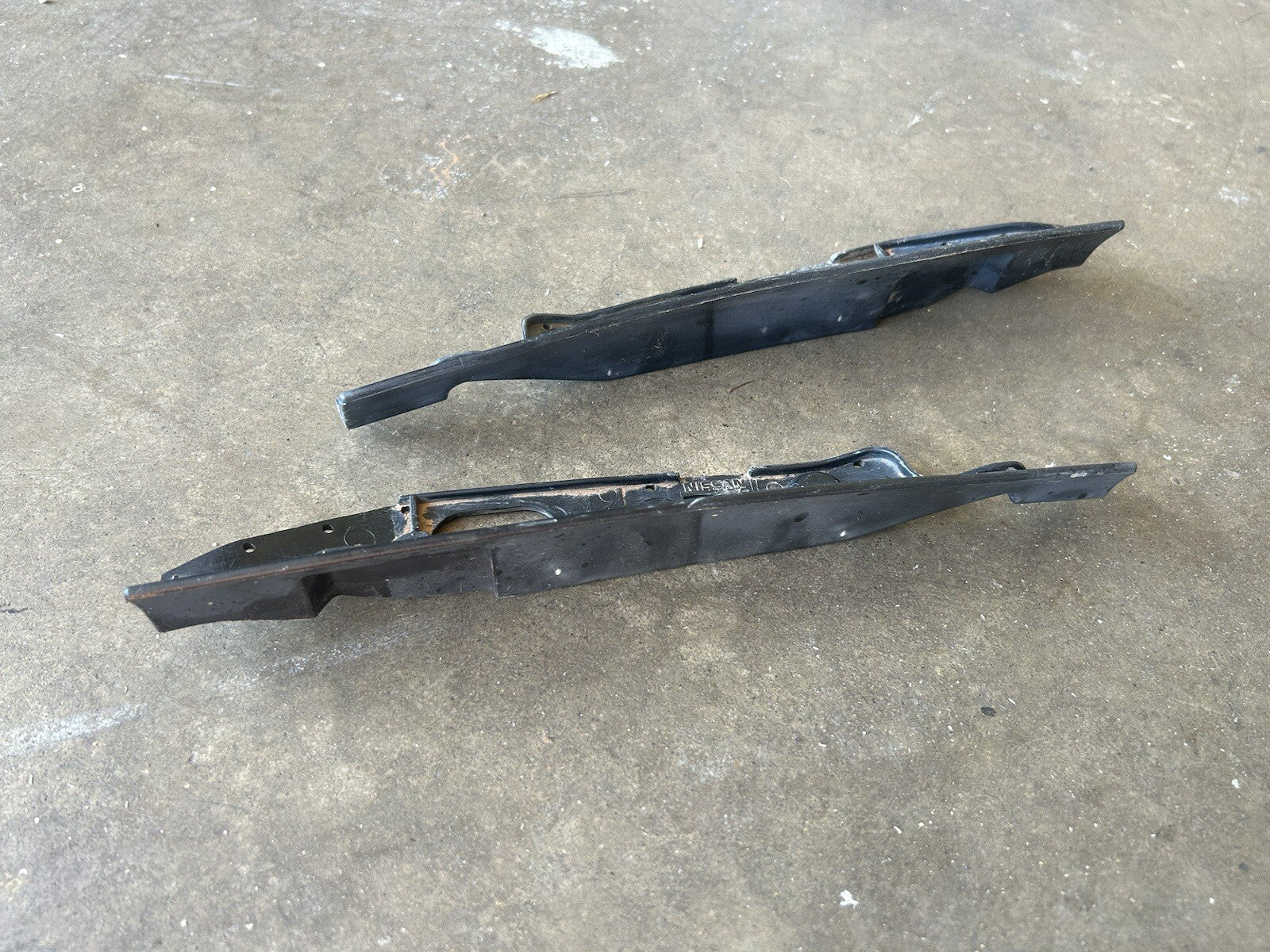 89-94 Nissan 240sx S13 Pop Up Headlight Trim Pair Rain Guards OEM left &right 
