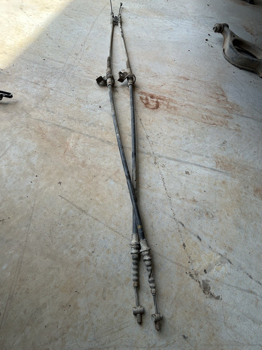89-94 Nissan 240sx S13 OEM Ebrake Cables Pair Left/Right Emergency Brake Cable