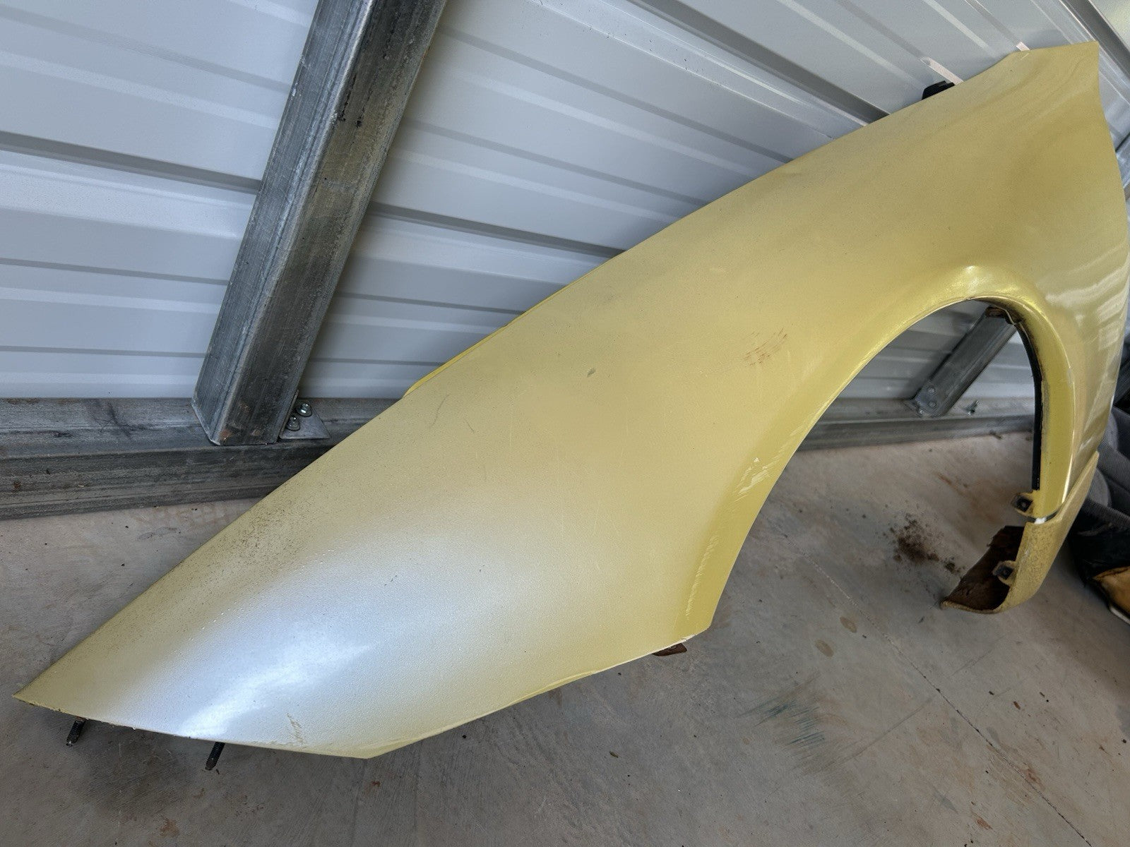 90-96 Nissan 300zx Z32 OEM LH Left Driver Side Front Fender Panel Yellow