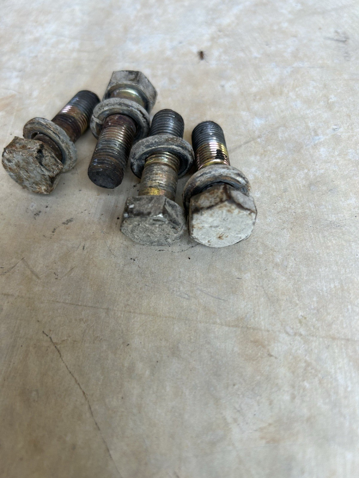1989-1994 Nissan 240SX S13 OEM Front Brake Caliper Hardware Bolts Bracket Bolts