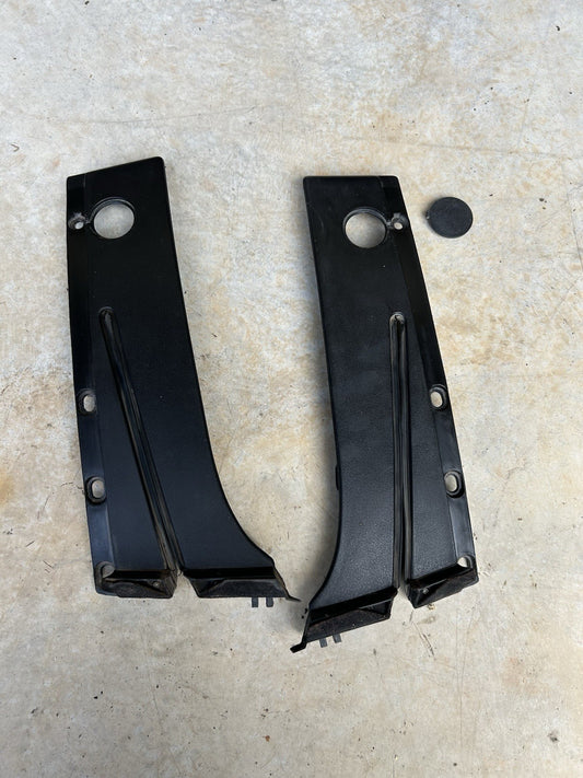90-96 Nissan 300zx Z32 OEM 2+0 Seat Belt Door B Pillar Trim Set Left Right OEM