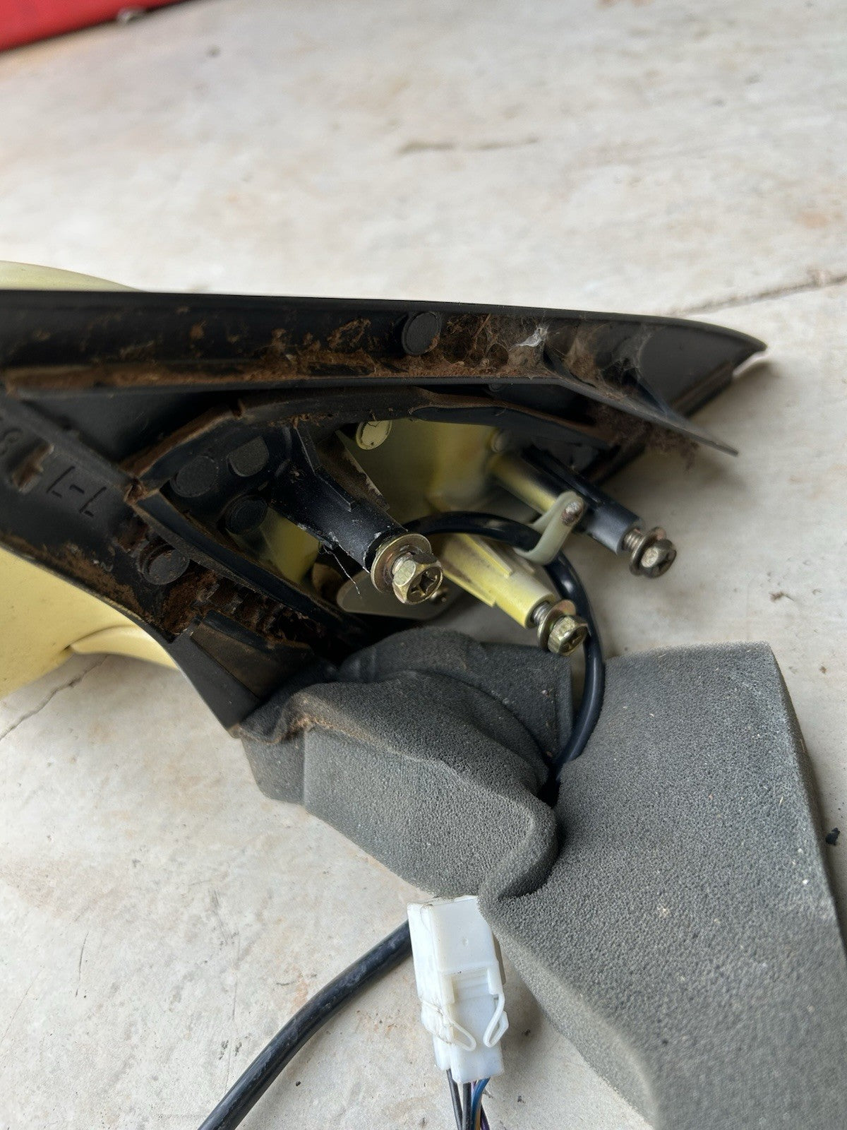 90-96 Nissan Z32 300zx Left & Right Door Exterior Side Power Mirror OEM Yellow