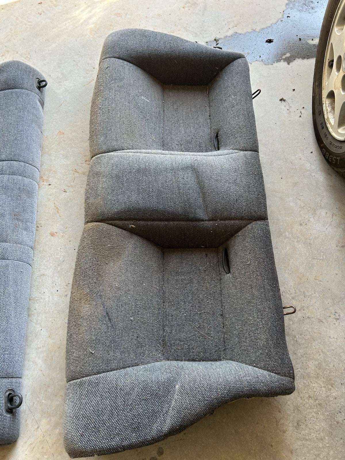 89-94 Nissan 240sx S13 Hatch OEM Rear Upper Seat Back Cushion + Bottom SET