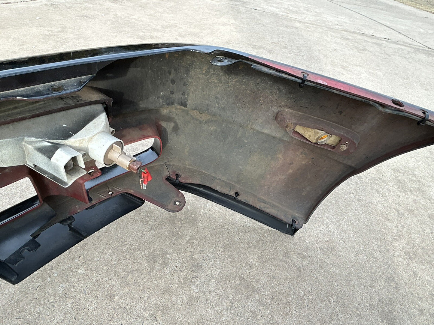 1995-1998 Nissan 240SX S14 OEM Front KOUKI Bumper w/ LIP W/ Lights USDM