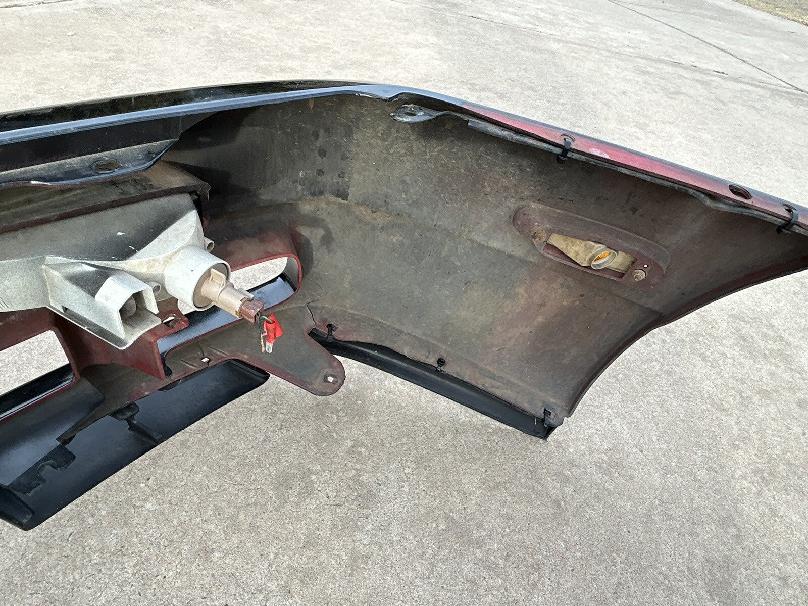 1995-1998 Nissan 240SX S14 OEM Front KOUKI Bumper w/ LIP W/ Lights USDM