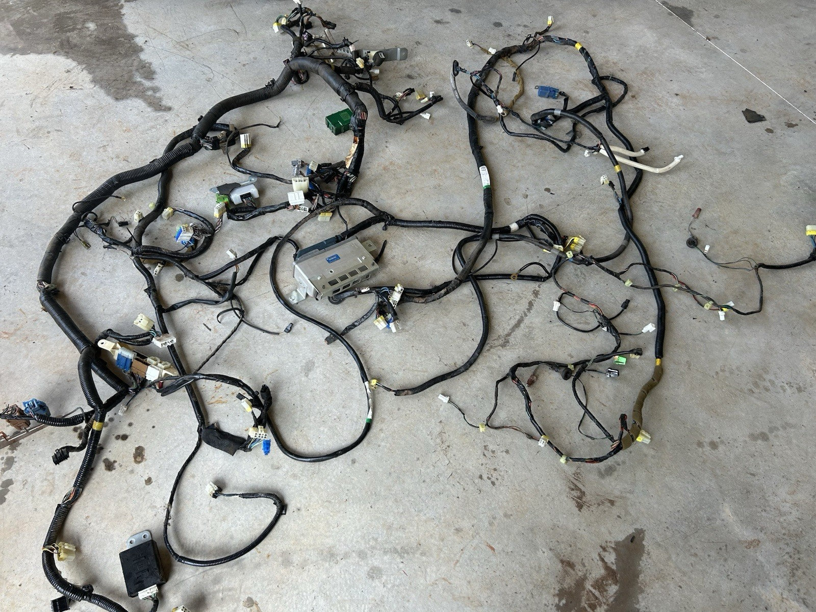 1990 NISSAN Z32 300ZX 2+0 COUPE A/T UNDER DASH WIRE WIRING HARNESS OEM