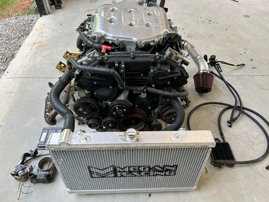 2003-2005 350Z 3.5L V6 ENGINE 6 SPEED TRANSMISSION VQ35DE TO S13 240SX SWAP KIT