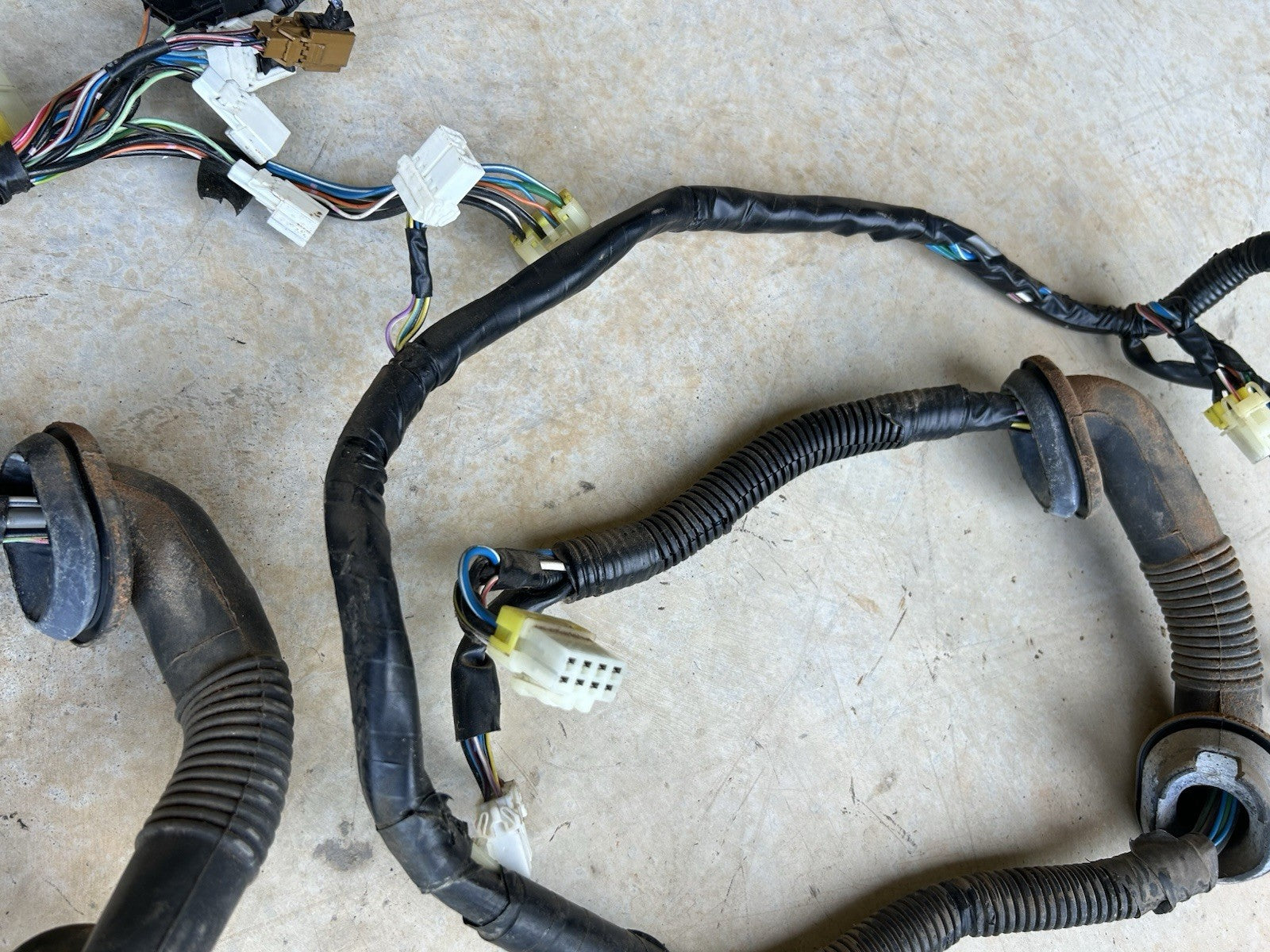 90-96 BOSE Nissan 300ZX Z32 2+0 Driver Left Pass Right Door Wire Harness SET