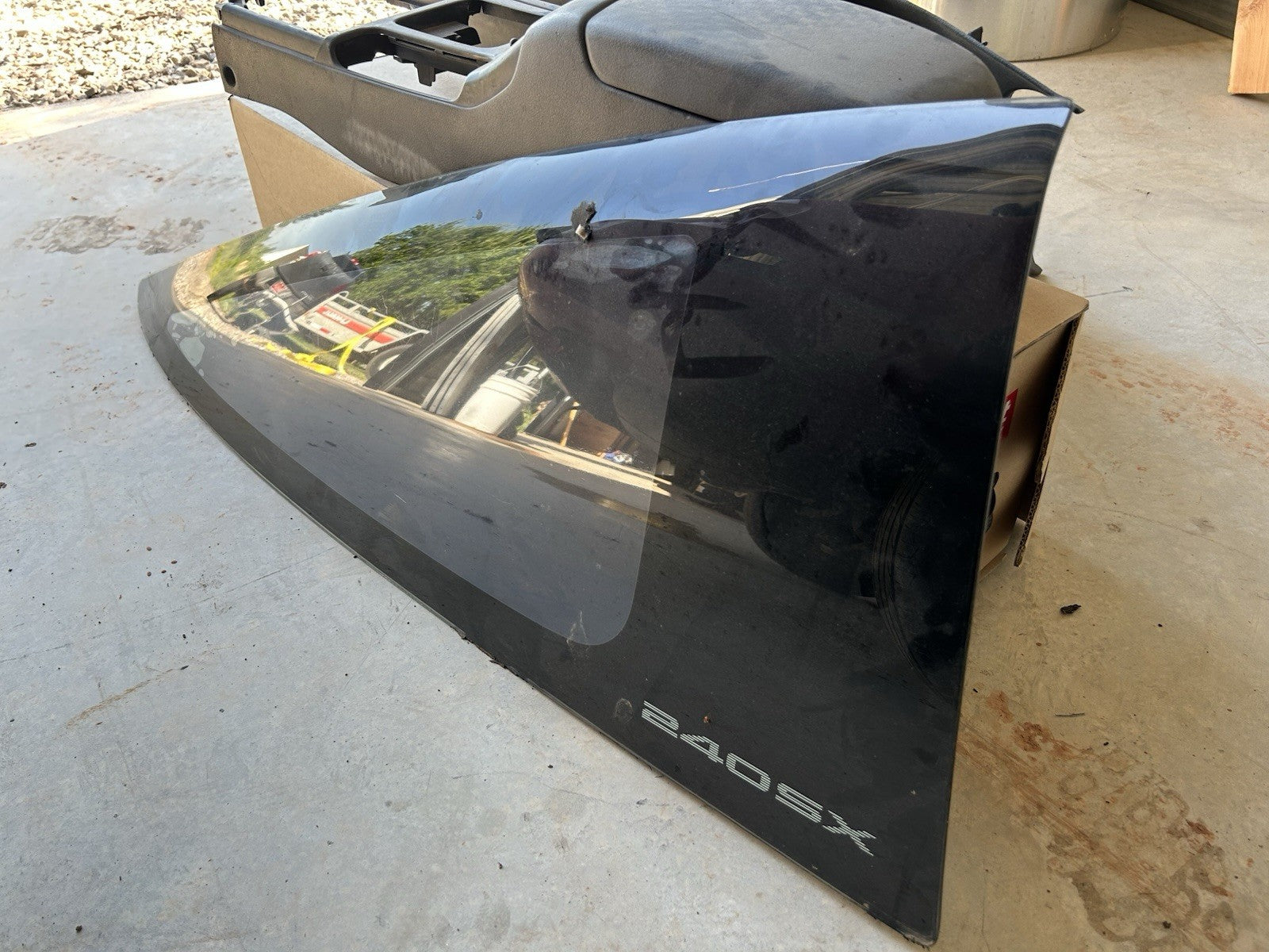 1989 90 91 92 1993 Nissan 240SX Hatchback OEM Passenger Right Quarter Glass