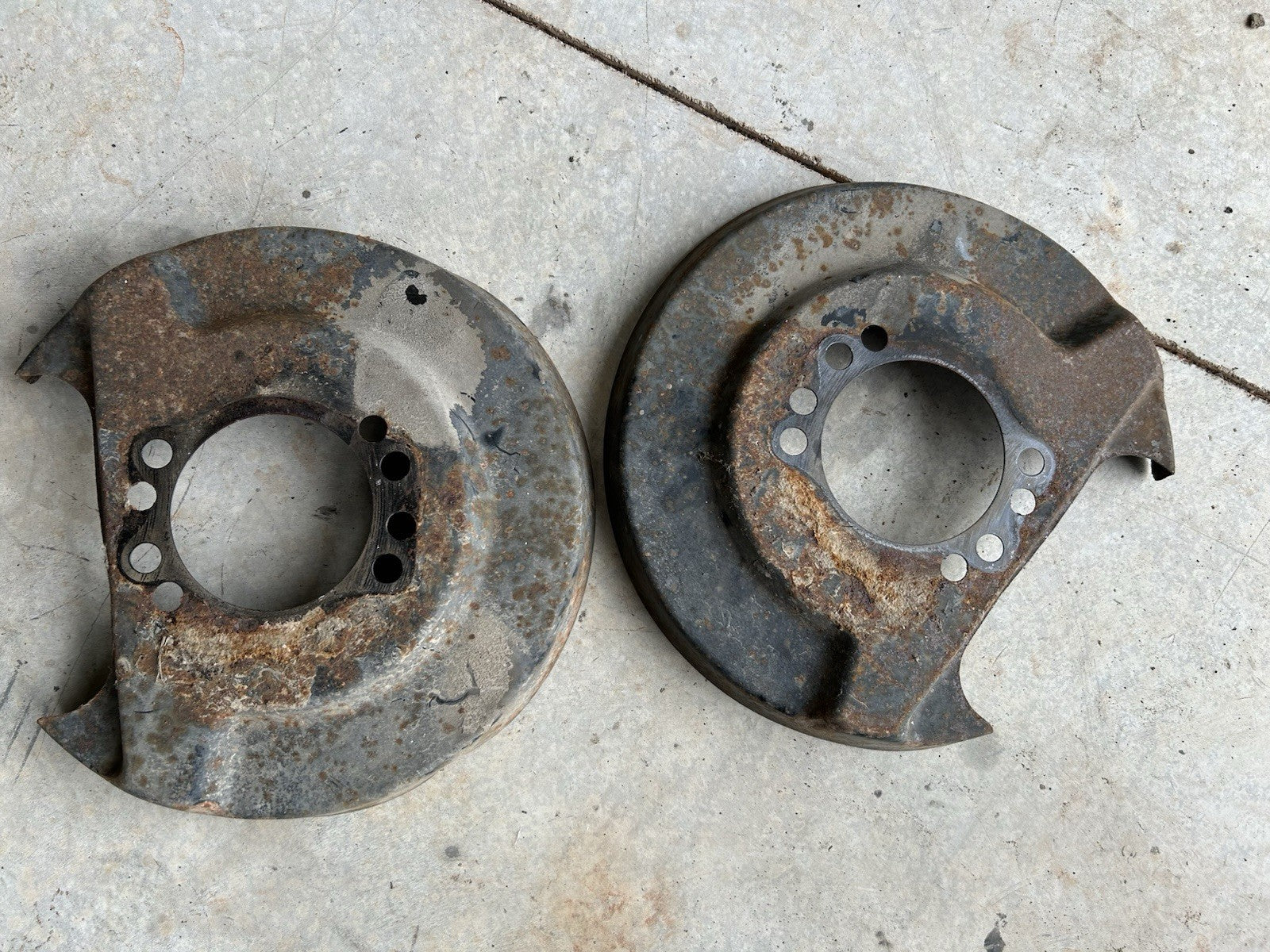 89-98 Nissan 240sx S13 S14 OEM Rear Brake Dust Shield Pair OEM